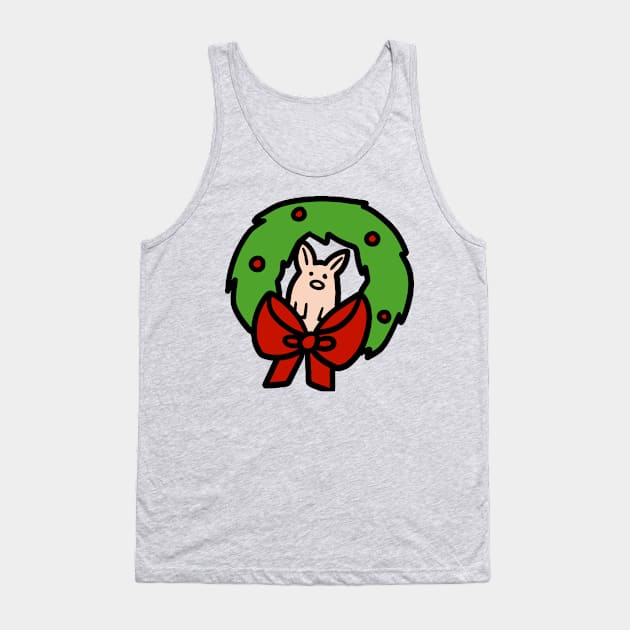 Christmas Reef Piggy Tank Top by saradaboru